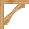 Ekena Millwork Imperial Block Rough Sawn Bracket w/ Offset Brace, Western Red Cedar, 8"W x 44"D x 44"H BKT0806X44X44IMP05RWR - alternate 4